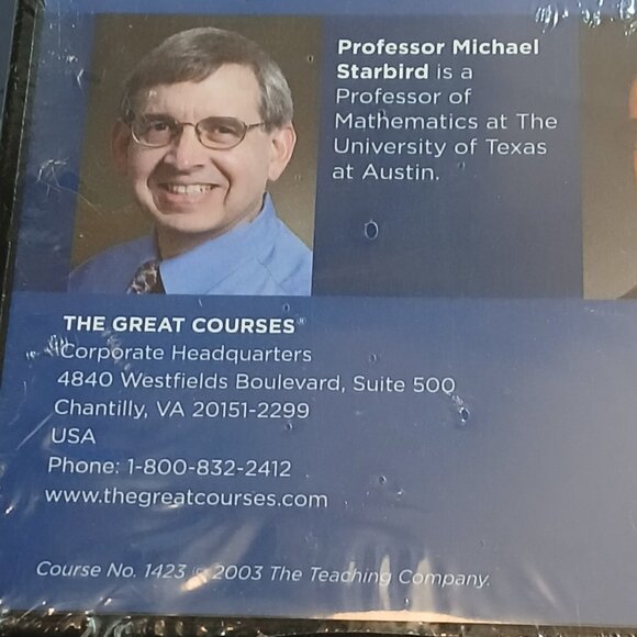 Joy of Thinking : the Beauty of Classical Mathematical Ideas Course Book DVD - Picture 4 of 9